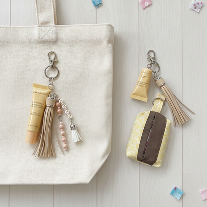 Handmade Bag Charms & Tissue Holder Combos — Unique Designs