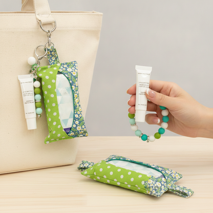 Handmade Bag Charms & Tissue Holder Combos — Unique Designs