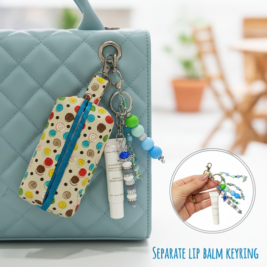 Handmade Bag Charms & Tissue Holder Combos — Unique Designs