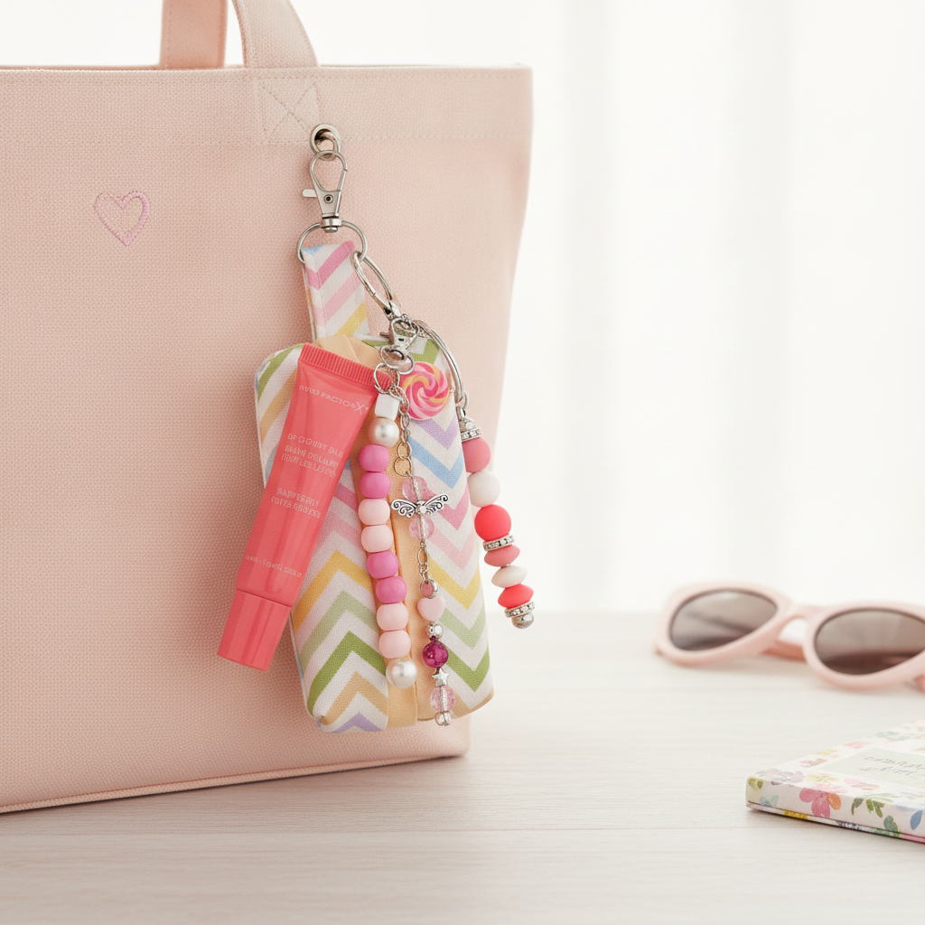 Handmade Bag Charms & Tissue Holder Combos — Unique Designs