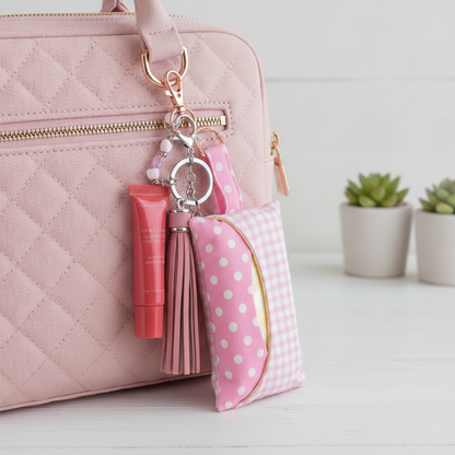 Handmade Bag Charms & Tissue Holder Combos — Unique Designs