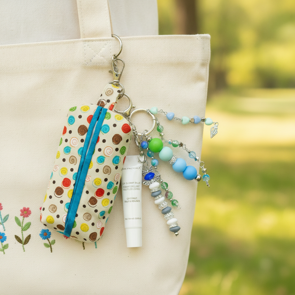 Handmade Bag Charms & Tissue Holder Combos — Unique Designs