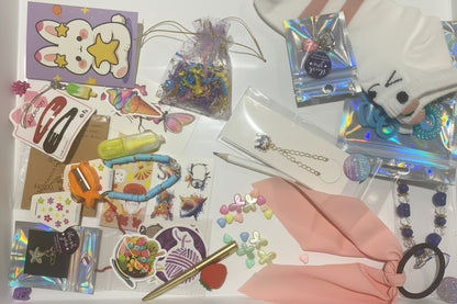 A scoop in progress as the items bundle up! 