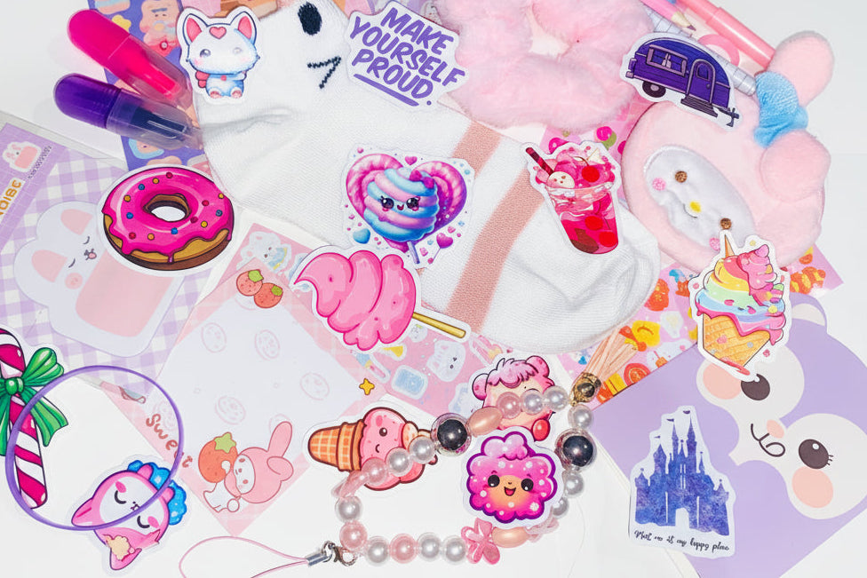 A cute pink and animal theme 